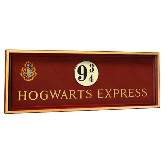 Letrero 9 3/4 Hogwarts Express